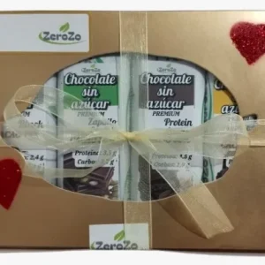 Caja Regalo Día de la Madre – 4 Chocolates Sin Azúcar Zerozo