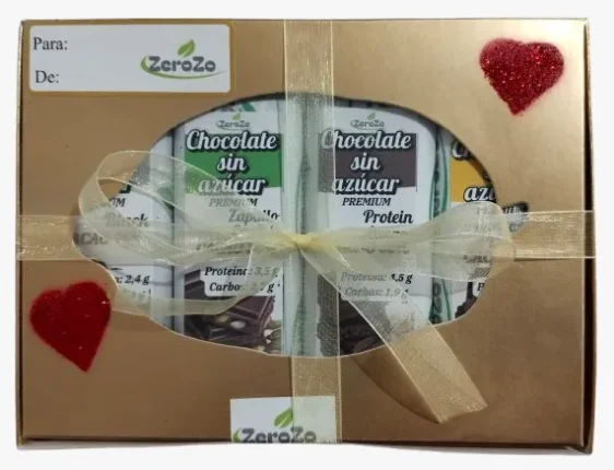 Caja San Valentín – 4 Sabores Zerozo